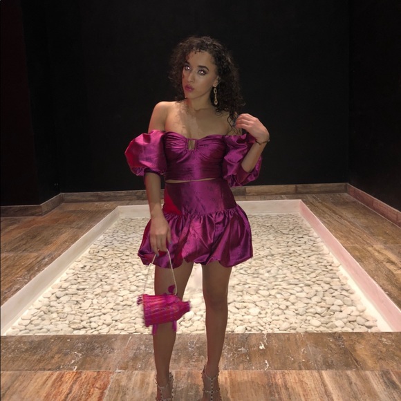 Majorelle Elena Mini Skirt-Charleston Top fuchsia - Picture 2 of 5